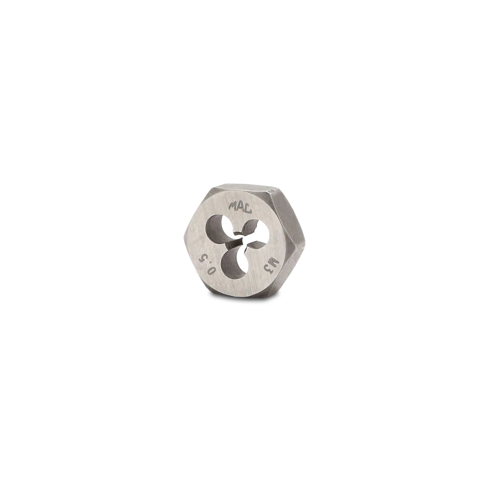 Metric Hexagonal Die M3-0.50 - 5/8" Shank