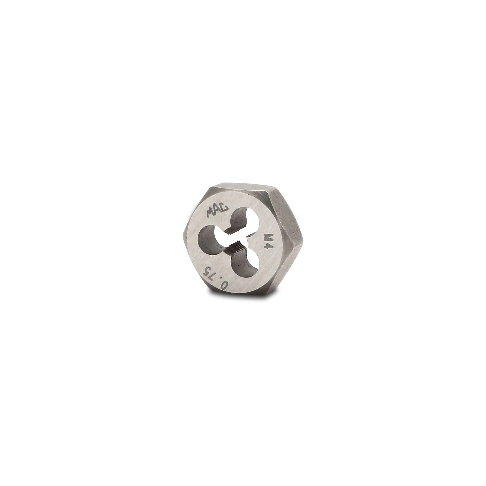 Metric Hexagonal Die M4-0.75 - 5/8" Shank