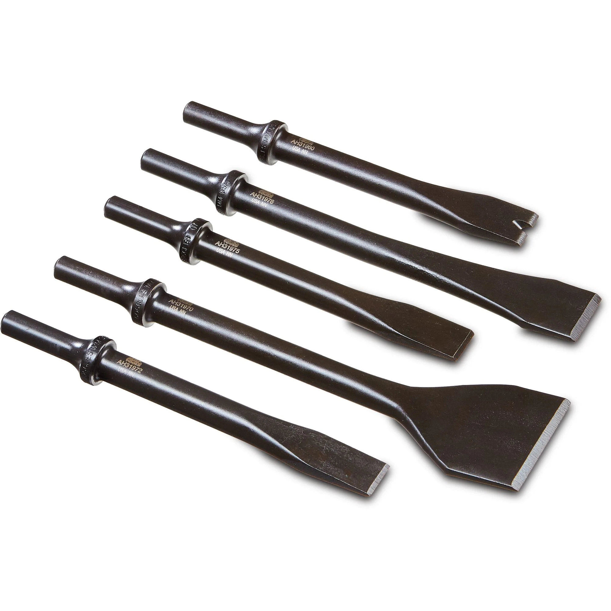 5-PC. .401 Shank Air Hammer Bit Set - Image 4