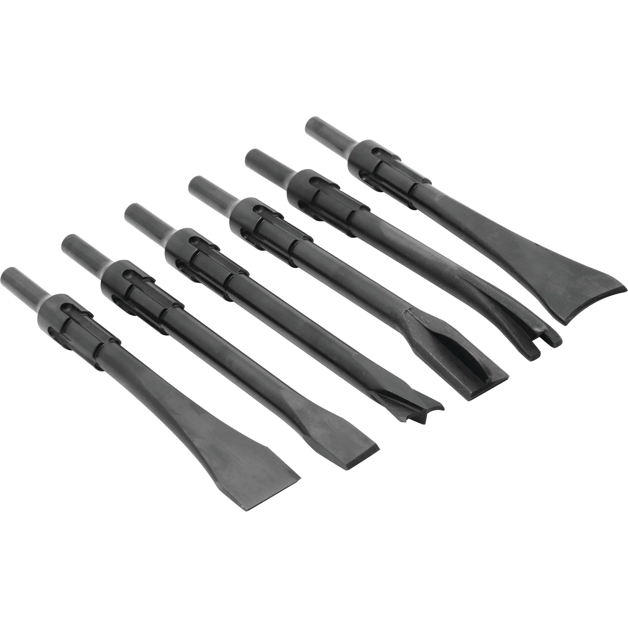 6-PC. Non-Turning .401 Shank Air Hammer Bit Set - Image 3