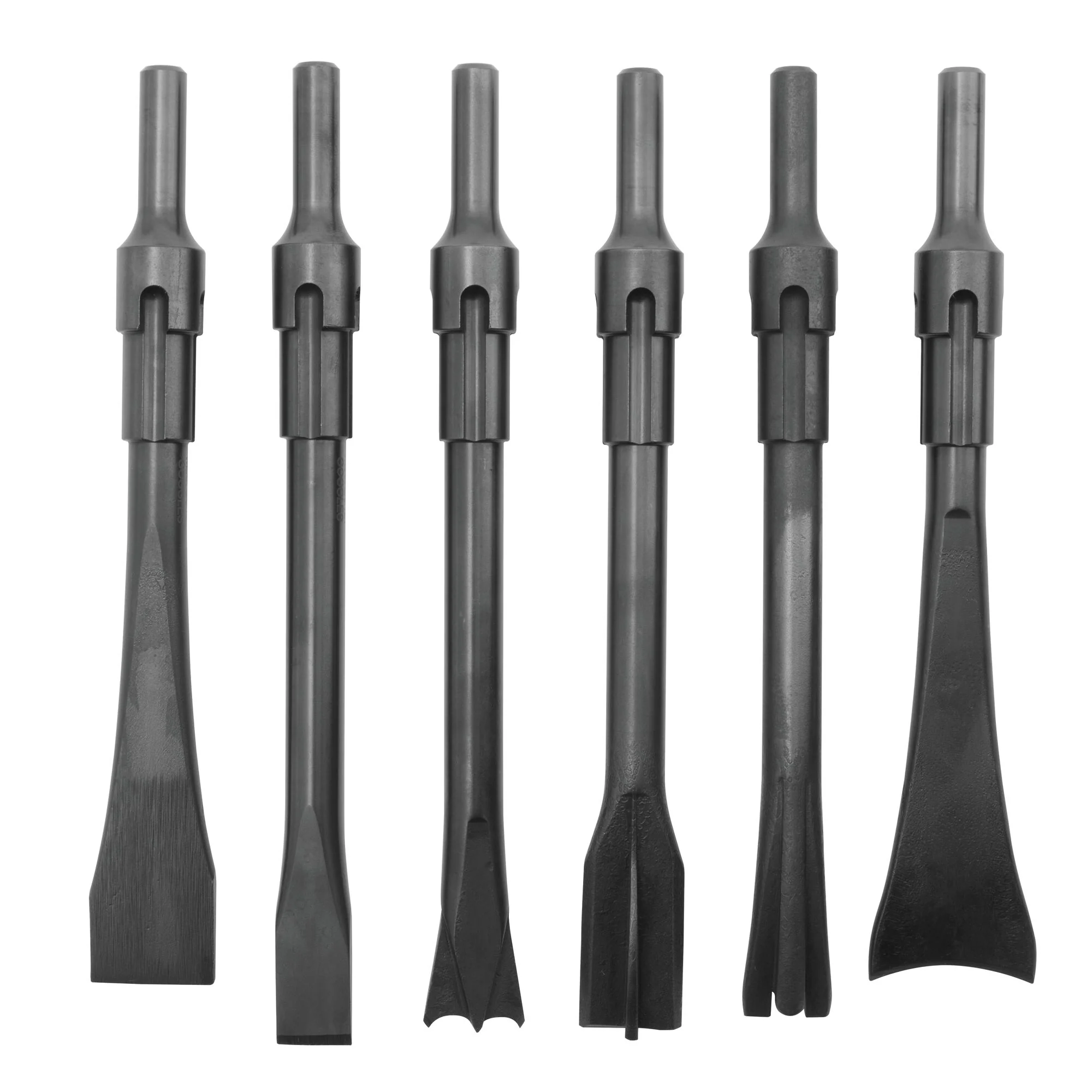 6-PC. Non-Turning .401 Shank Air Hammer Bit Set - Image 6