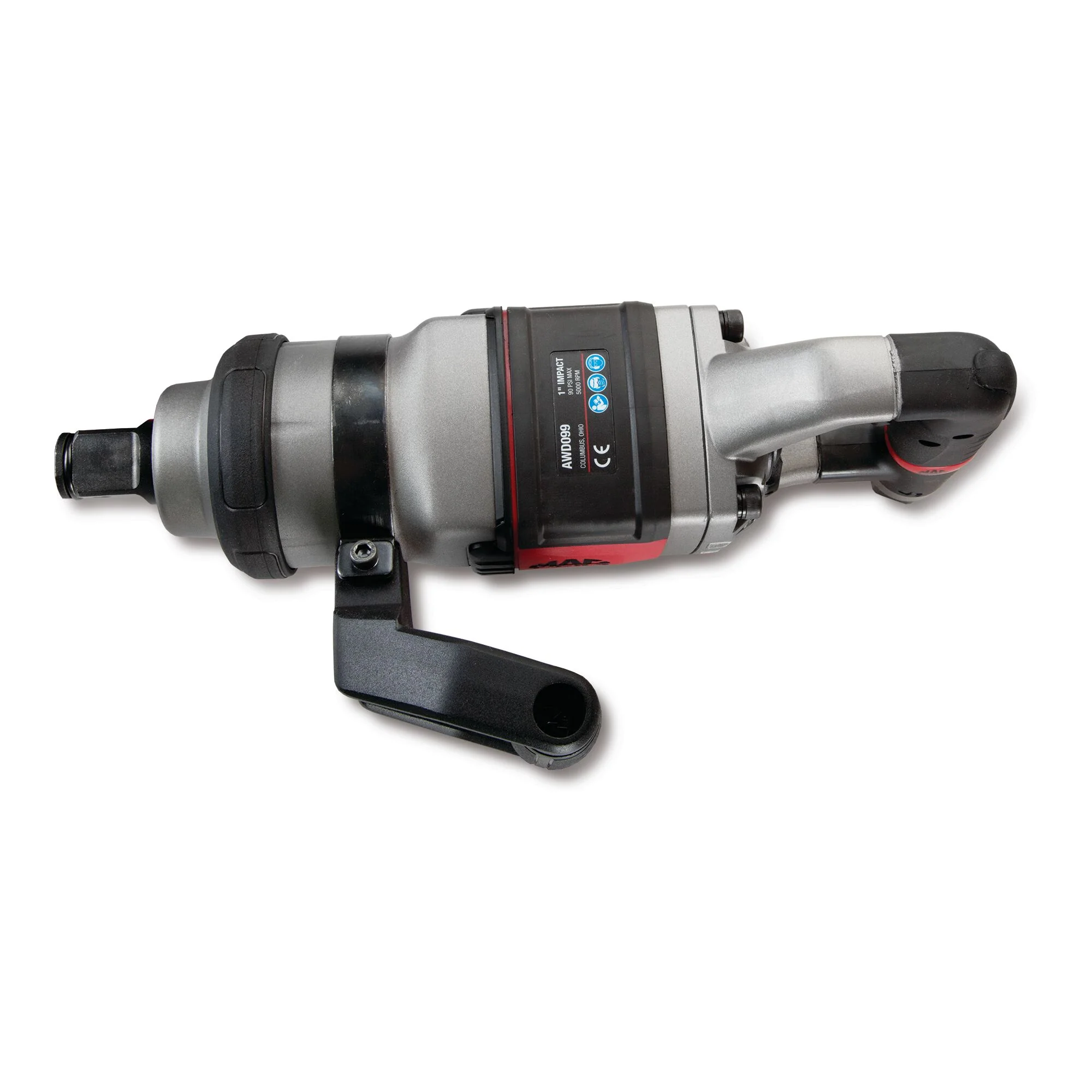 1" Drive D-Handle Air Impact Wrench w/Flush Anvil - Image 17