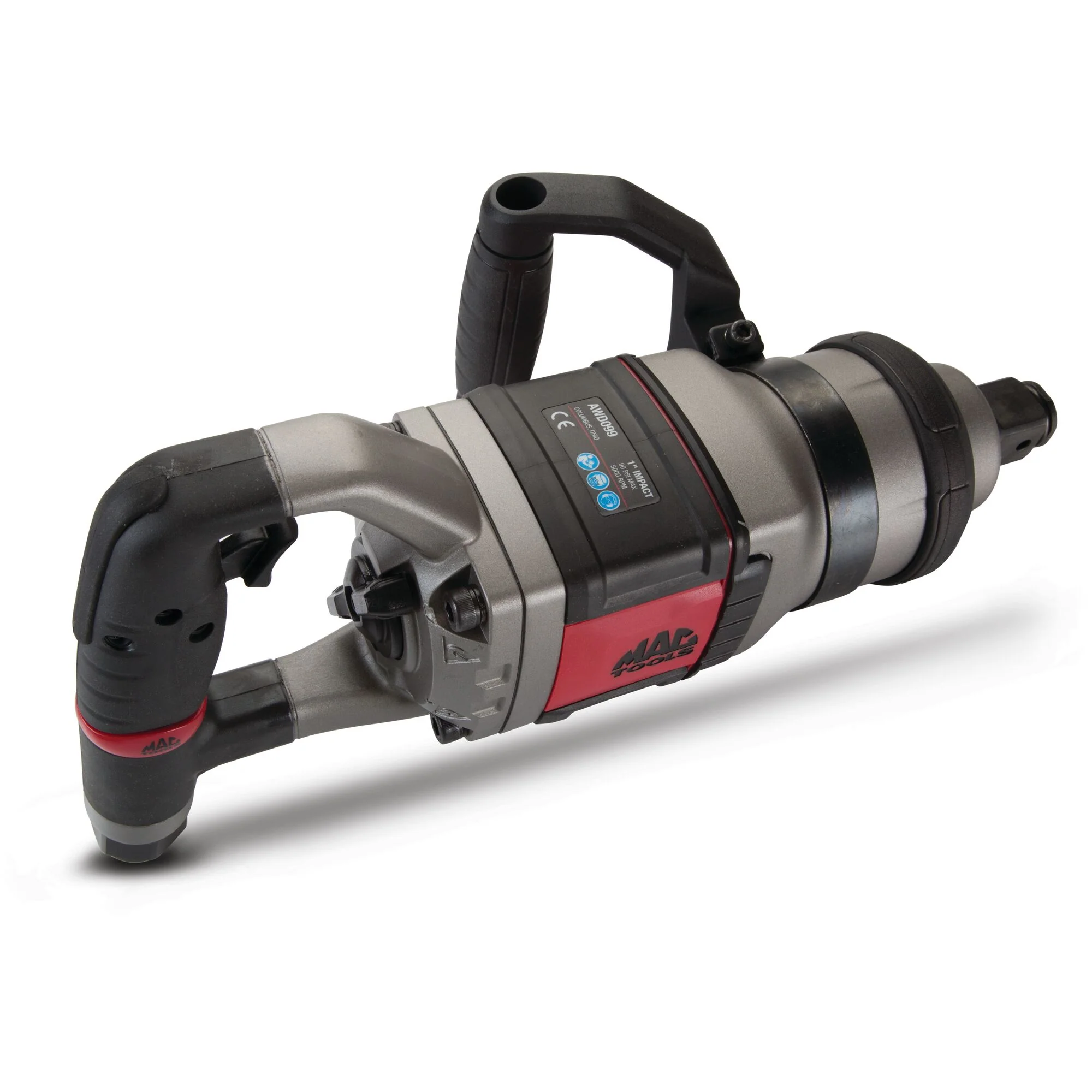 1" Drive D-Handle Air Impact Wrench w/Flush Anvil - Image 5