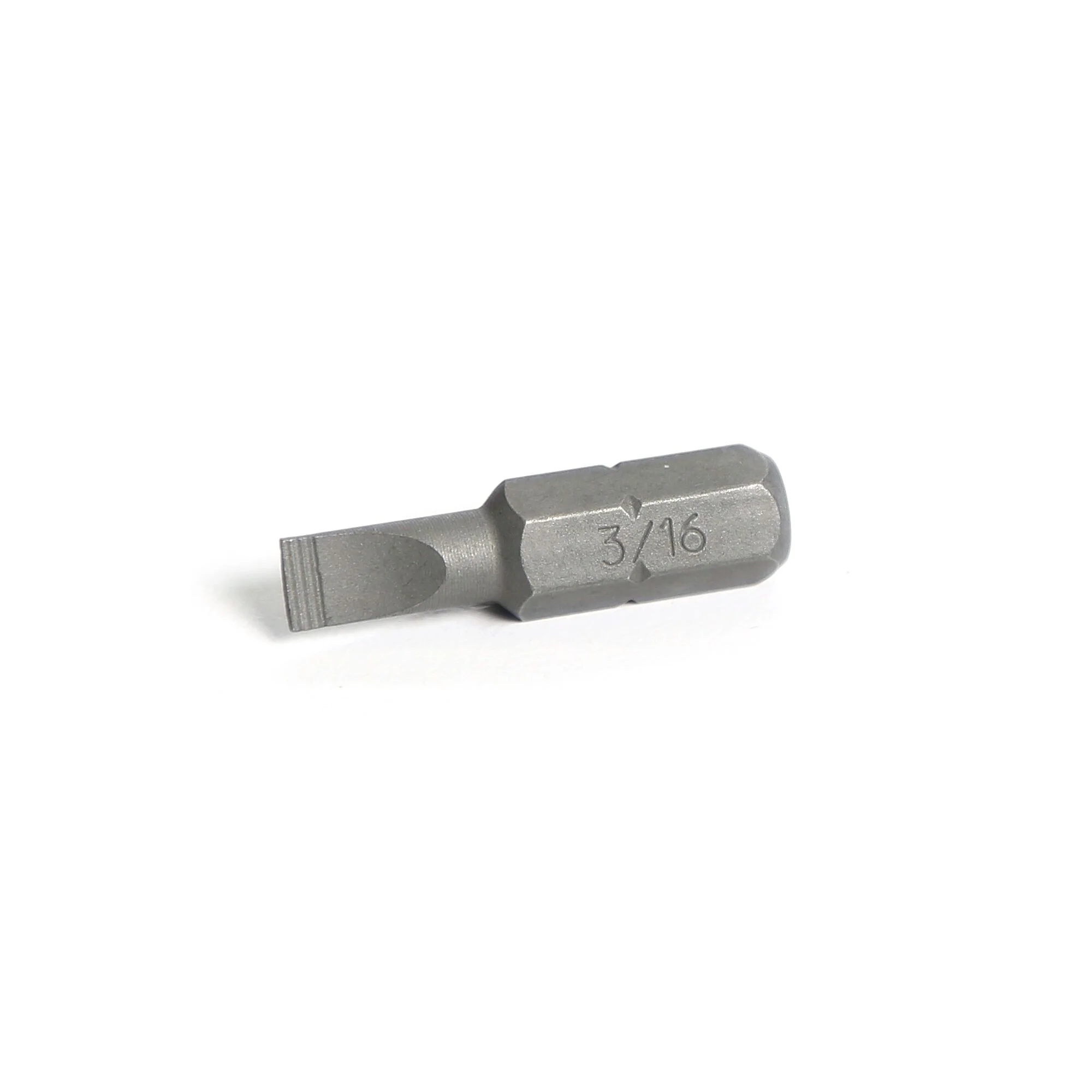 1/4" Hex Drive Slotted Bit 1" - 3/16"