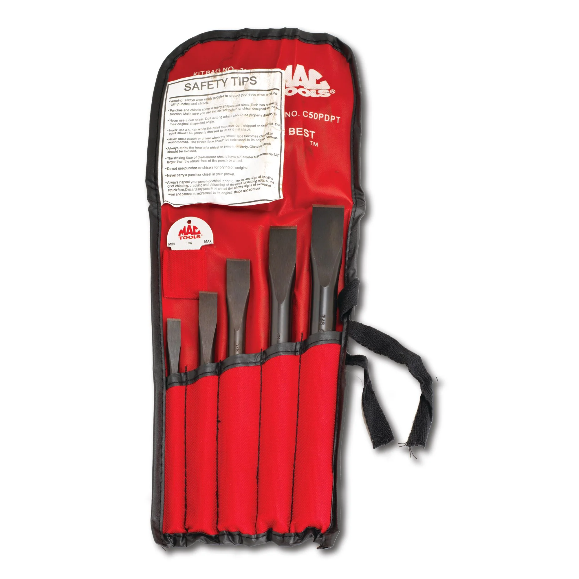 5-PC. Chisel Set with Gauge - Image 2