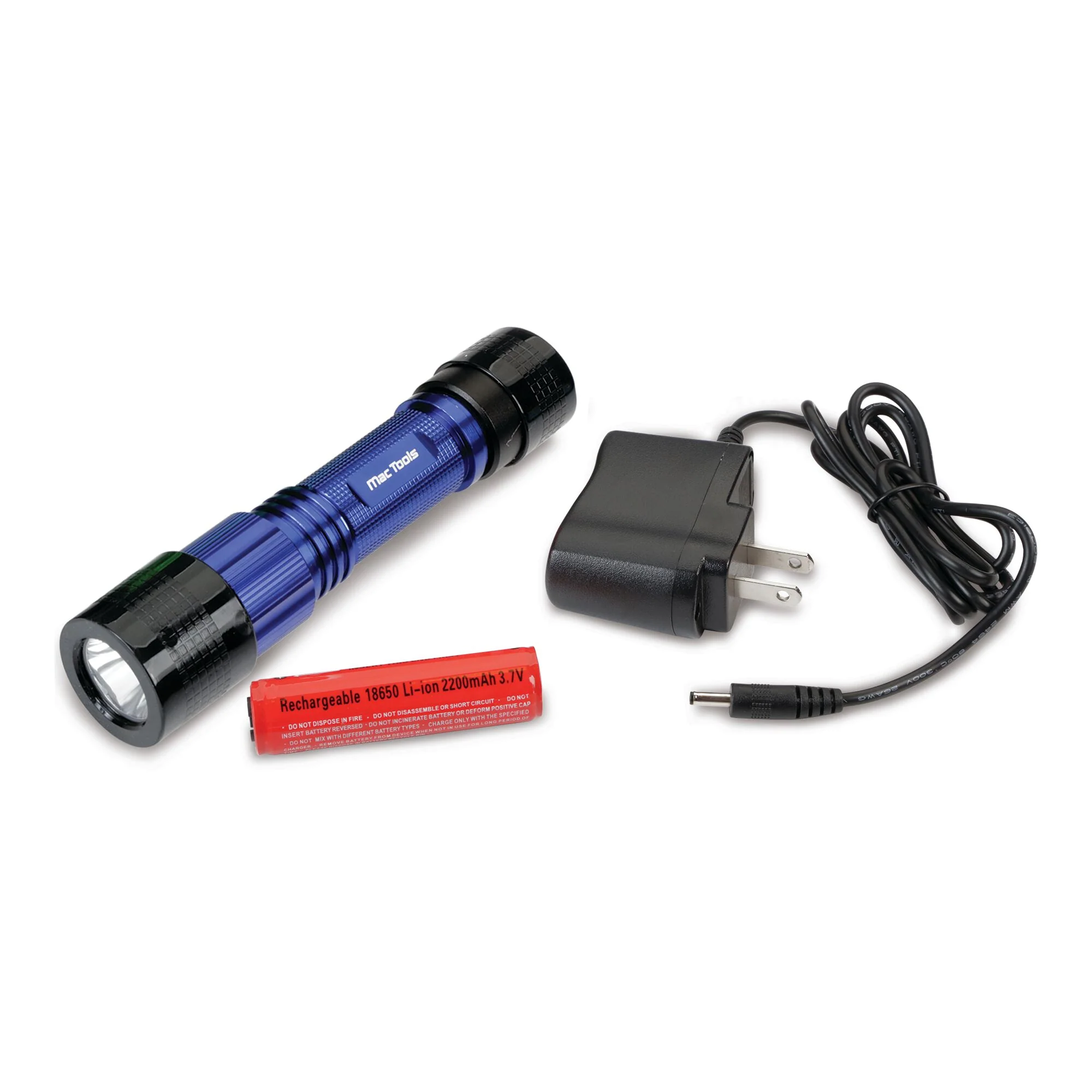 Rechargeable Pro LED Flashlight - Black - Image 3