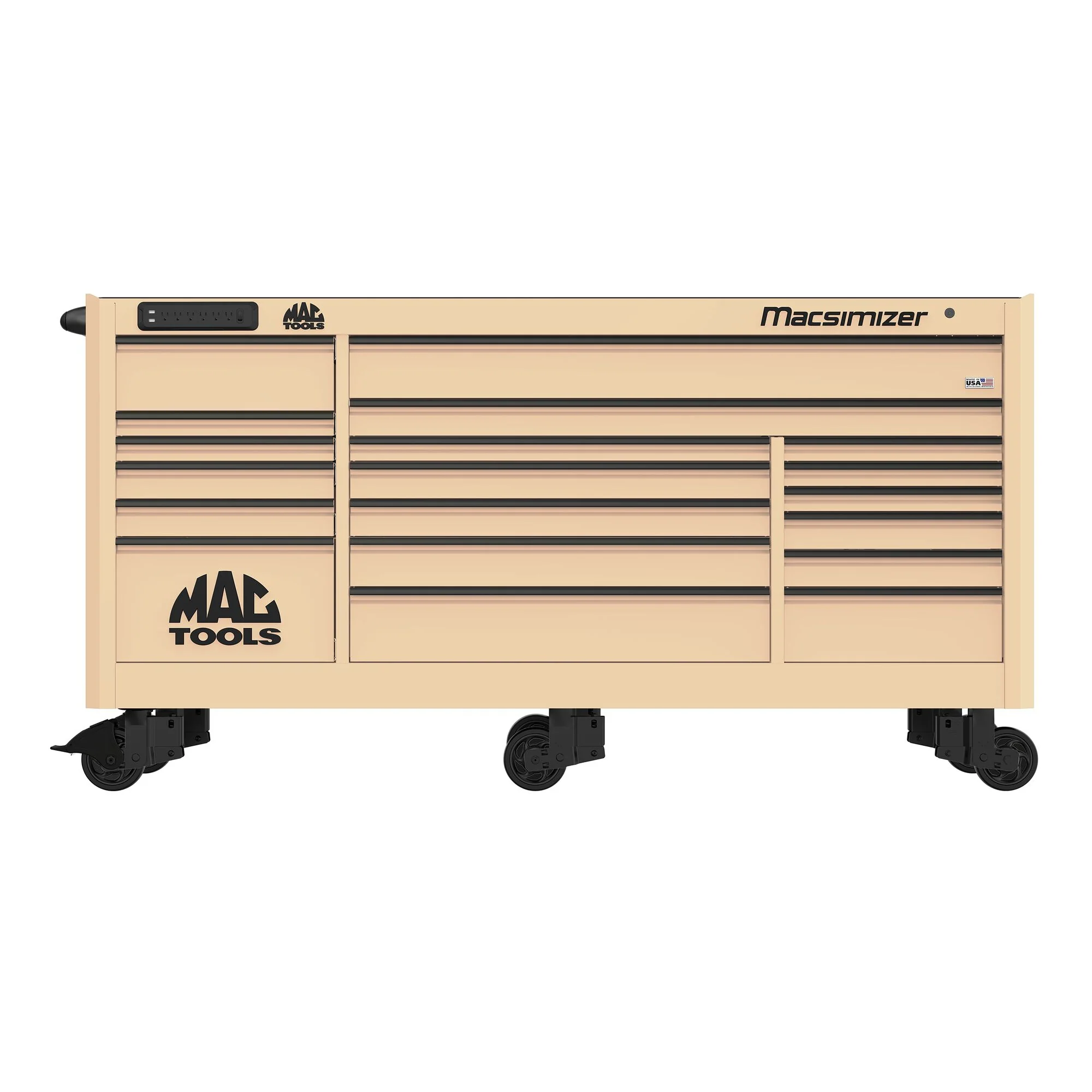 Macsimizer® 19-Drawer Workstation - Desert Tan - Image 3