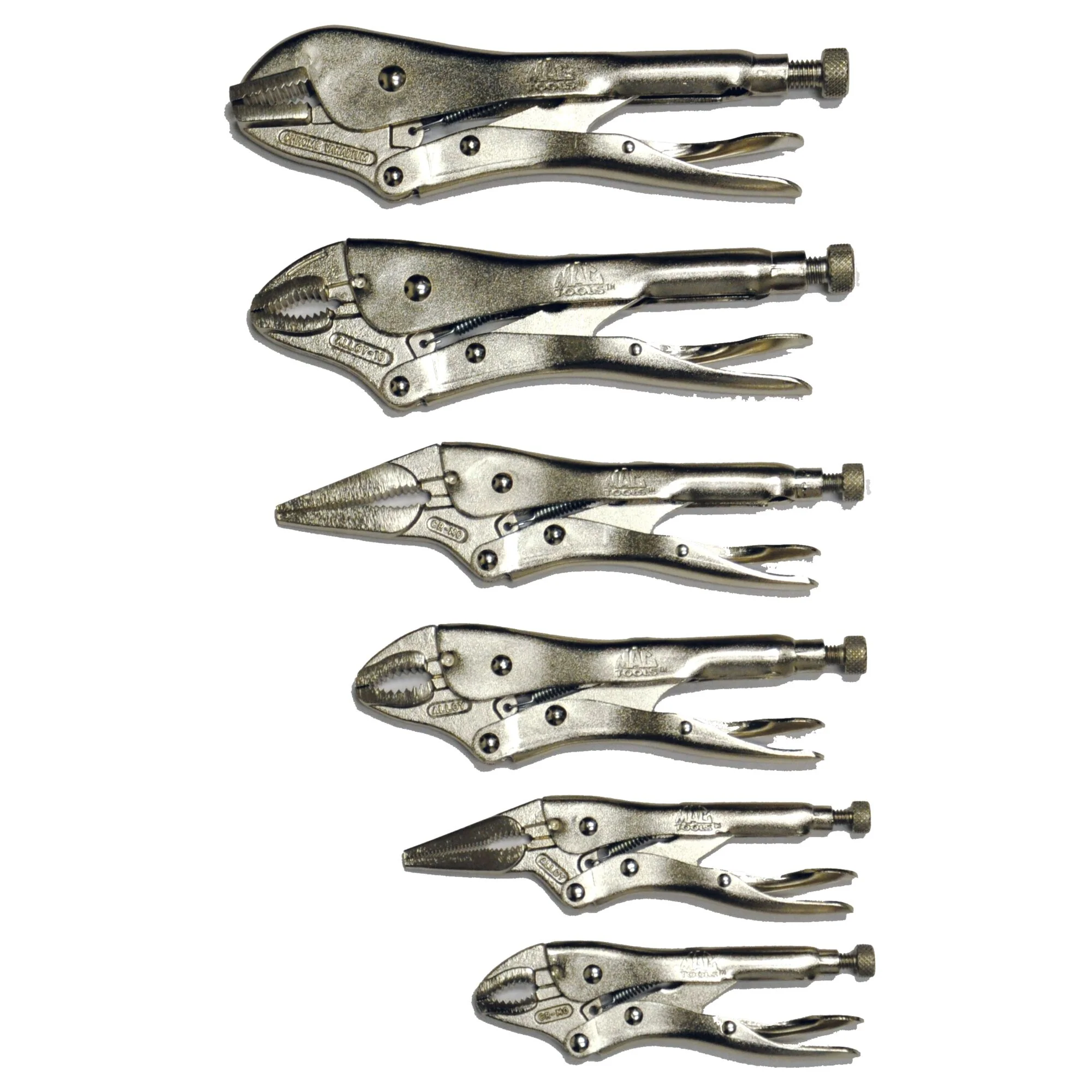 6-PC. Compact Locking Pliers Set - Image 2