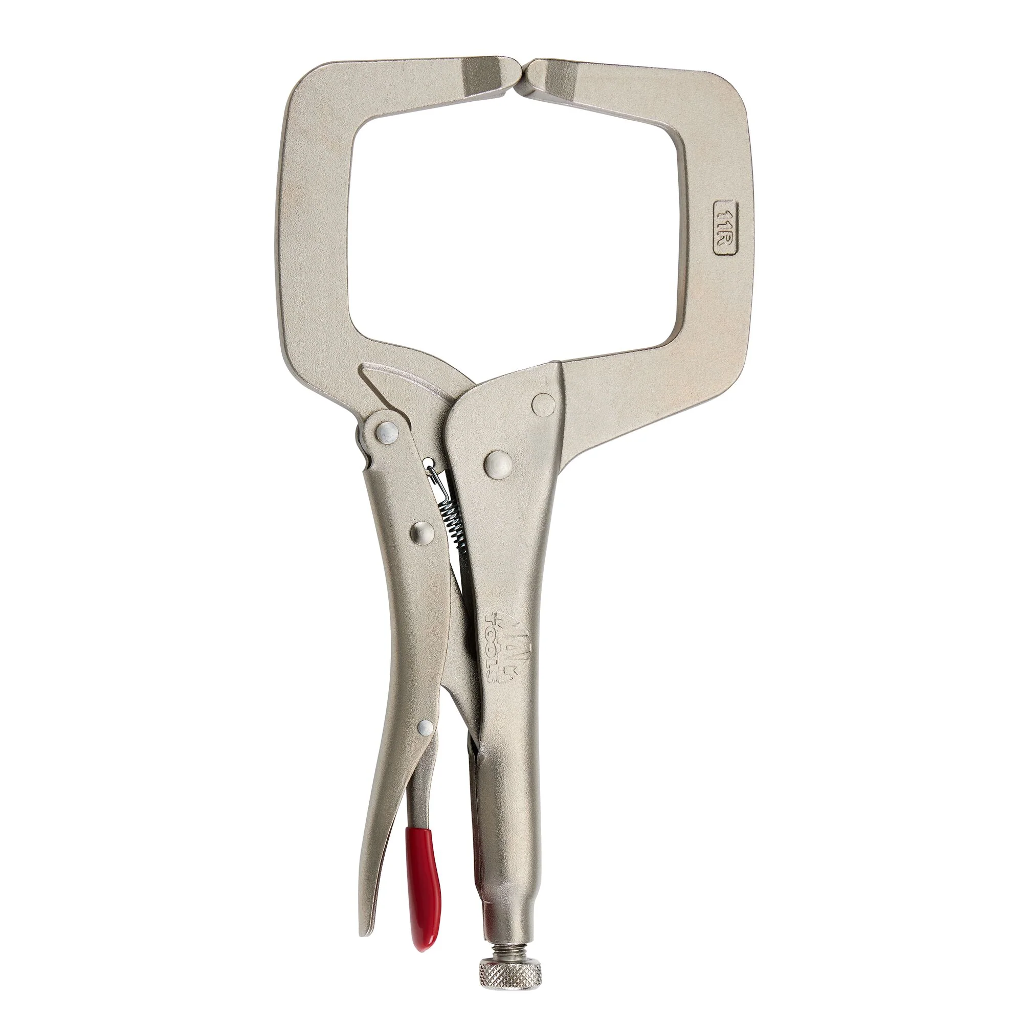 11" C-Clamp Trigger Release Locking Pliers - Red - Image 5