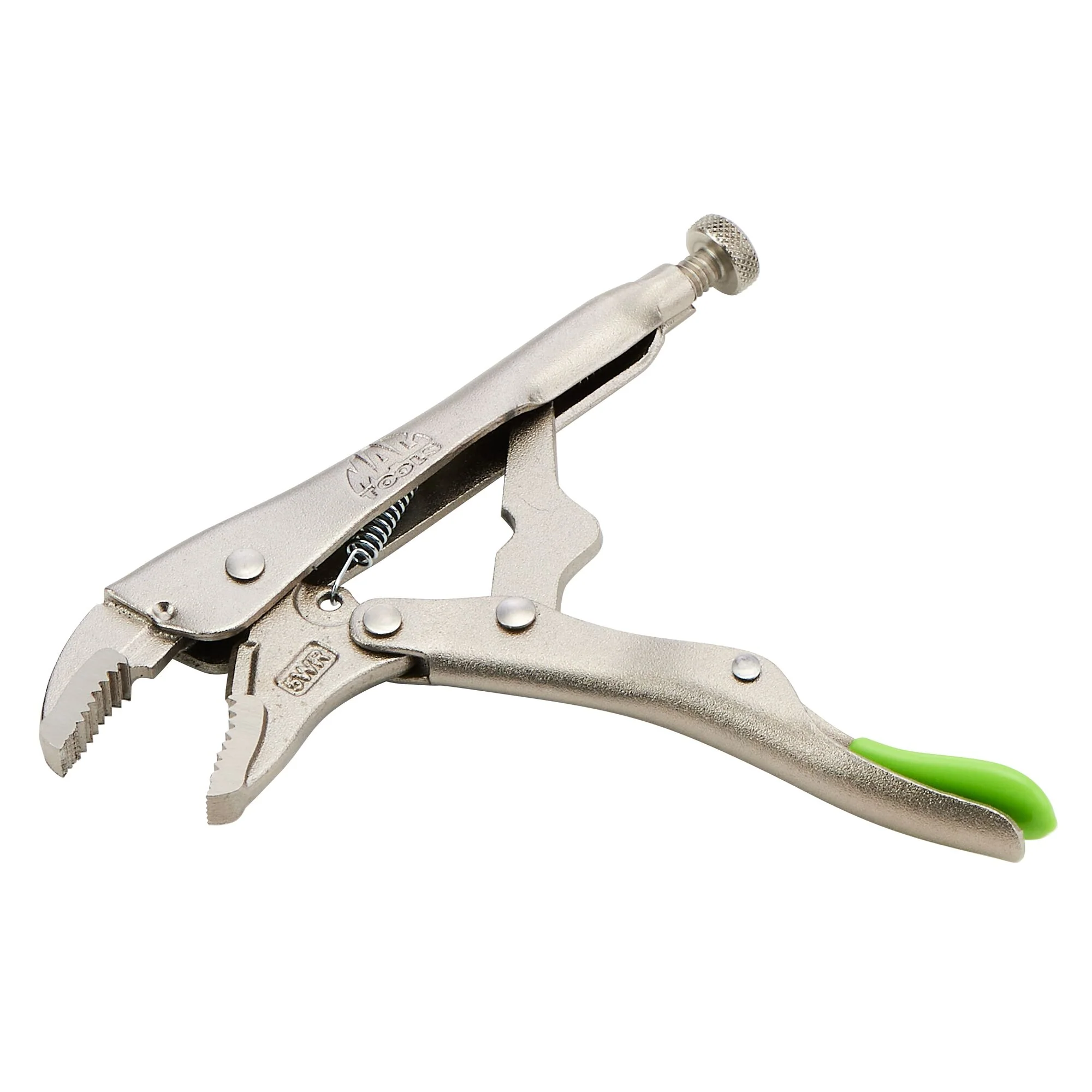5" Curved Jaw Trigger Release Locking Pliers - Green - Image 3