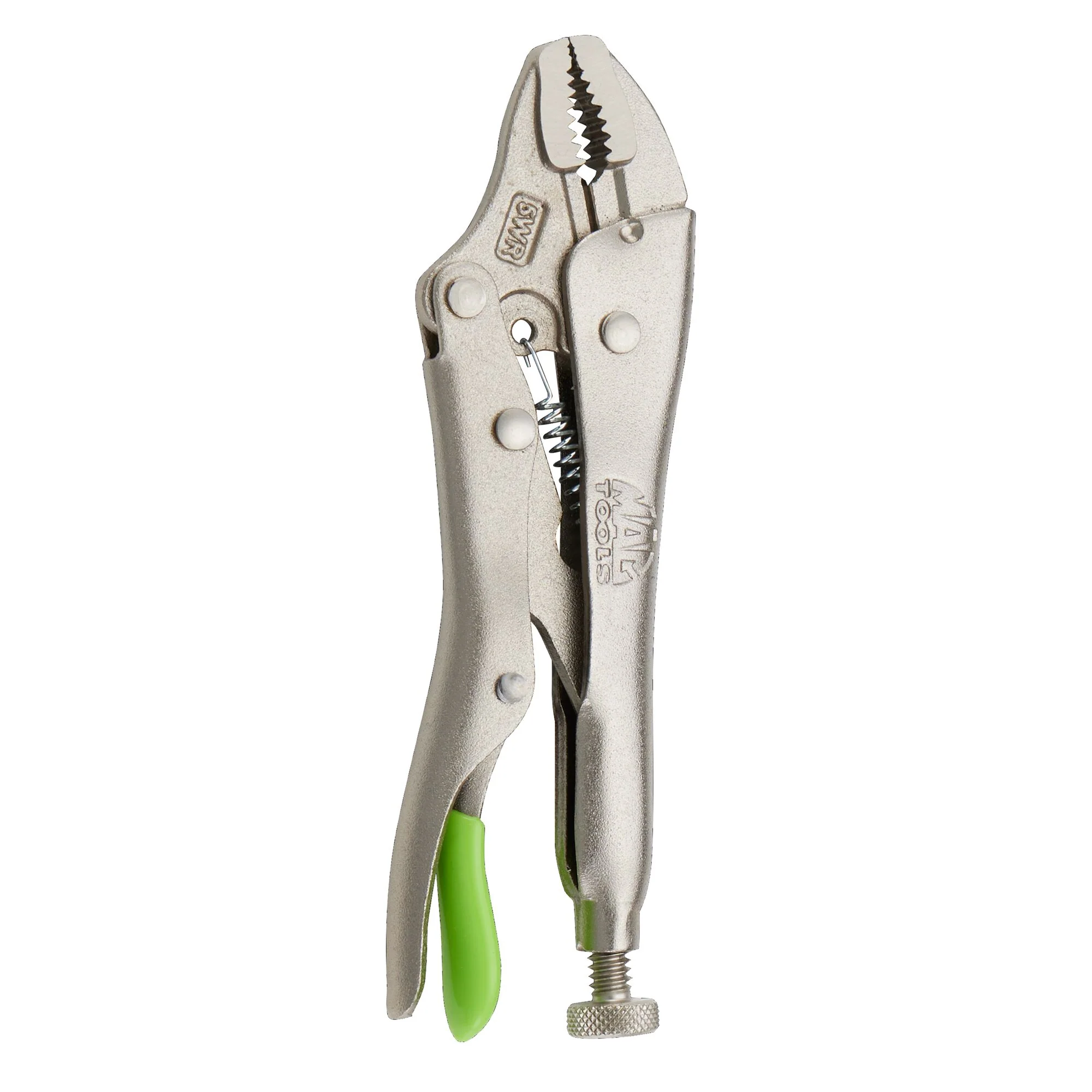 5" Curved Jaw Trigger Release Locking Pliers - Green - Image 5