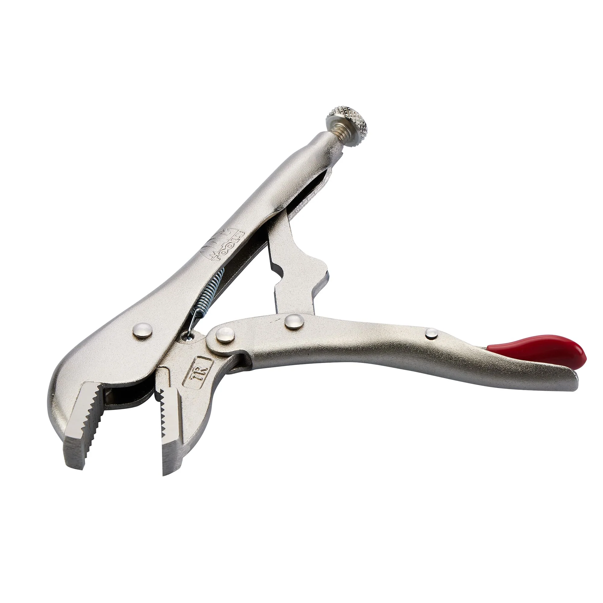 7" Straight Jaw Trigger Release Locking Pliers - Red - Image 3