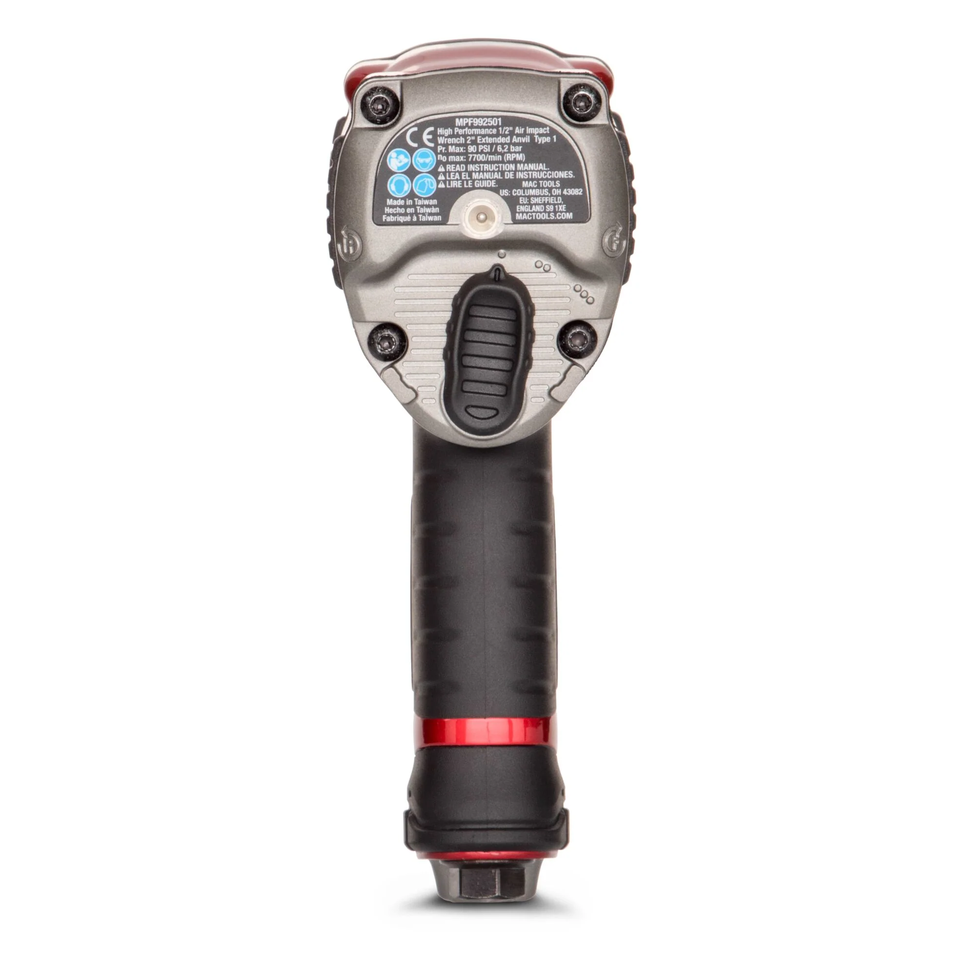 High Performance 1/2” Drive 2” Extended Anvil Air Impact Wrench - Image 3