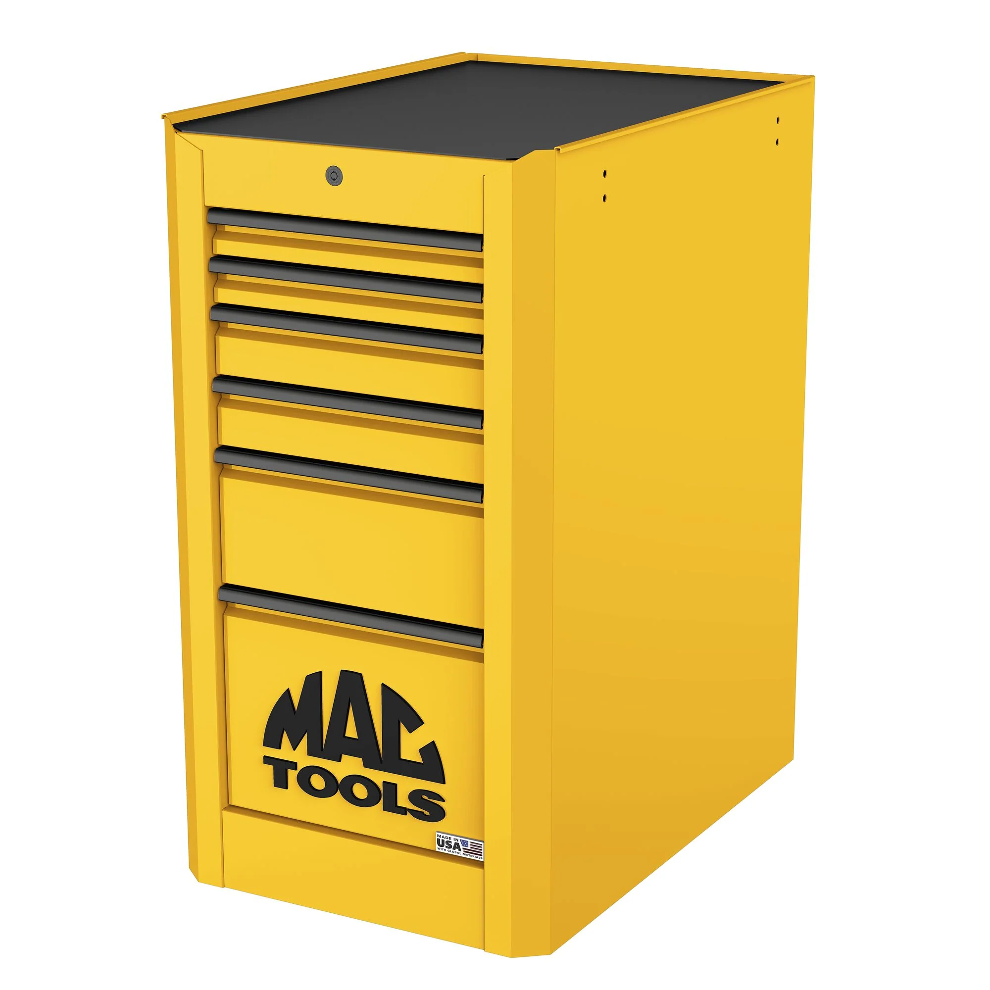 Macsimizer® 6-Drawer Side Box with PowerTech™ Drawer - Sunburst Yellow - Image 2