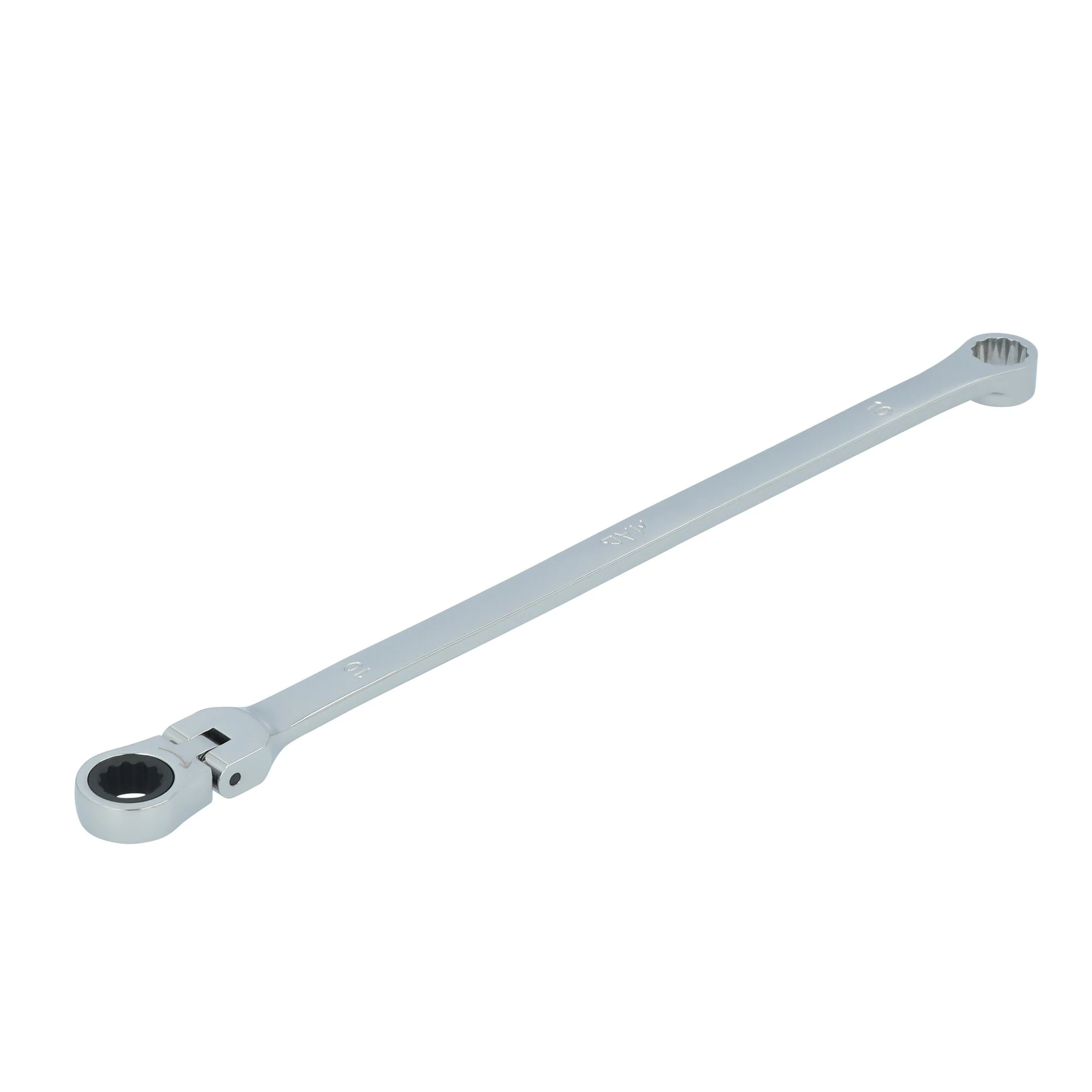 10mm XL Double Box Flex Head Ratcheting Wrench - 12 pt. - Image 2