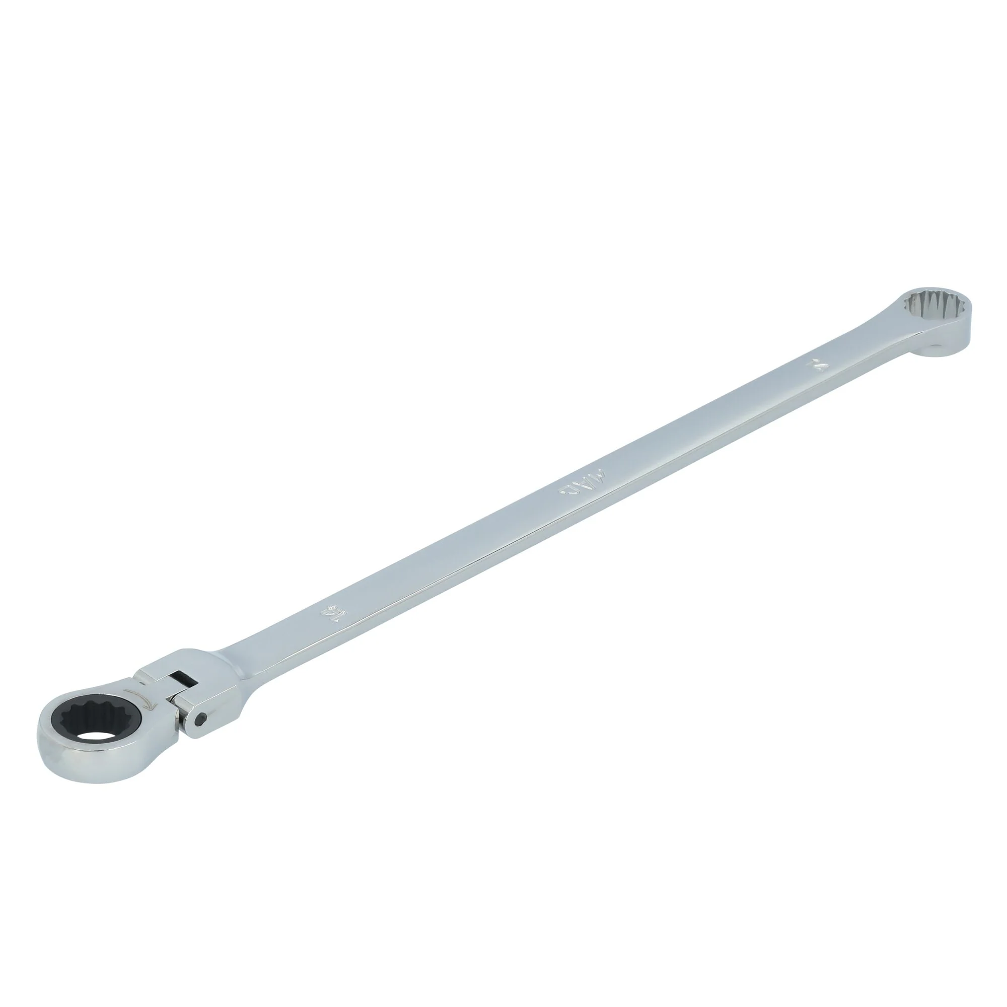 14mm XL Double Box Flex Head Ratcheting Wrench - 12 pt. - Image 2