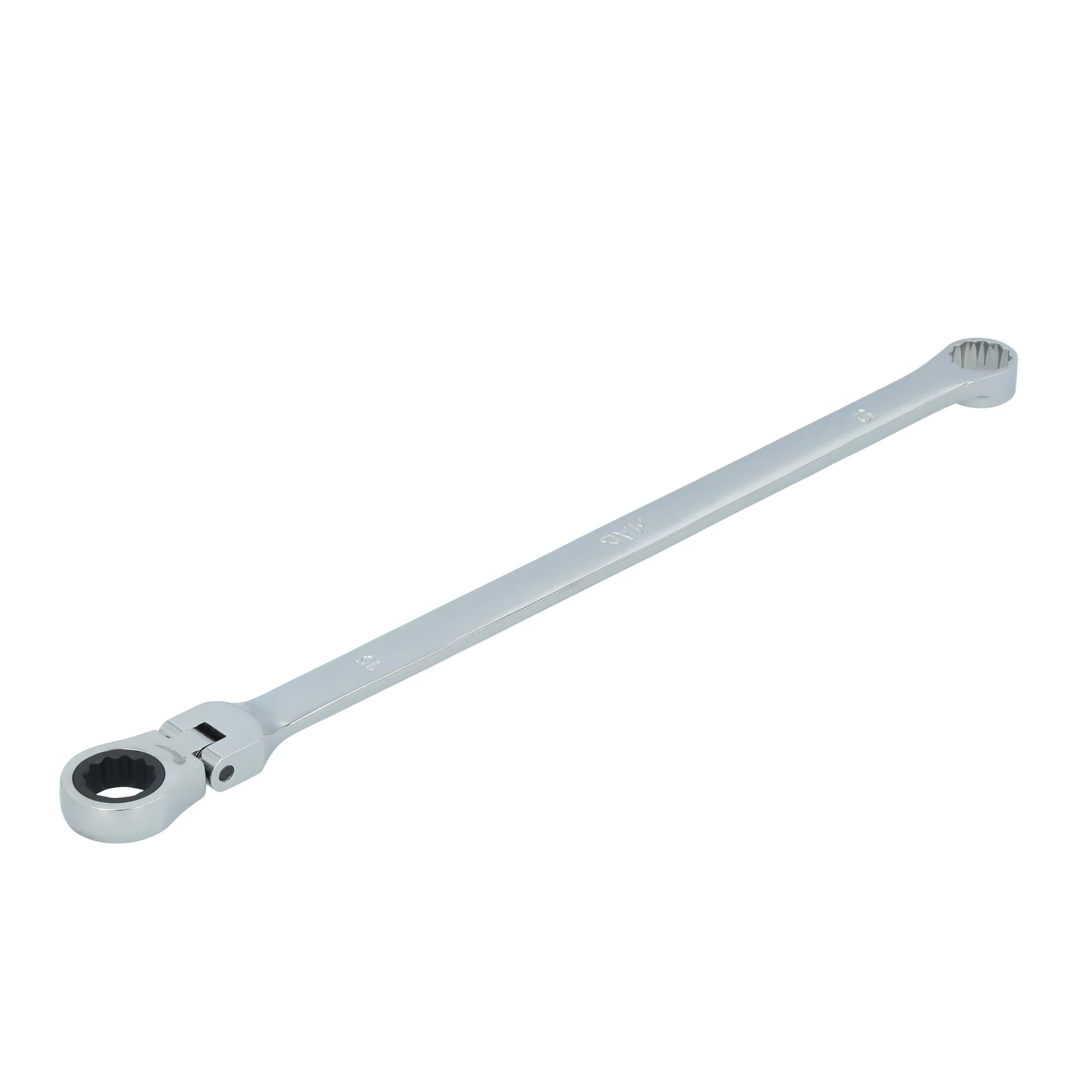 15mm XL Double Box Flex Head Ratcheting Wrench - 12 pt. - Image 2