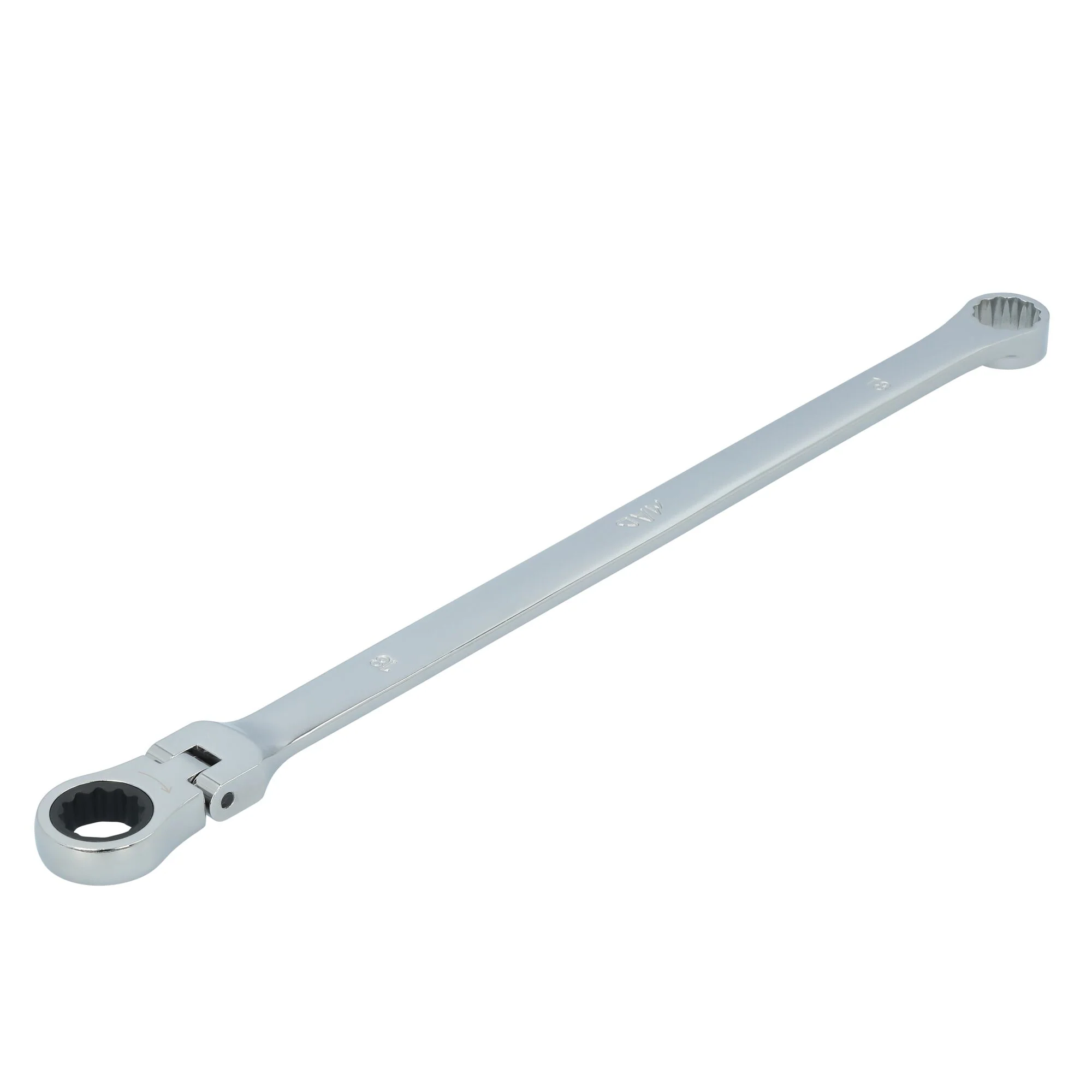 18mm XL Double Box Flex Head Ratcheting Wrench - 12 pt. - Image 2