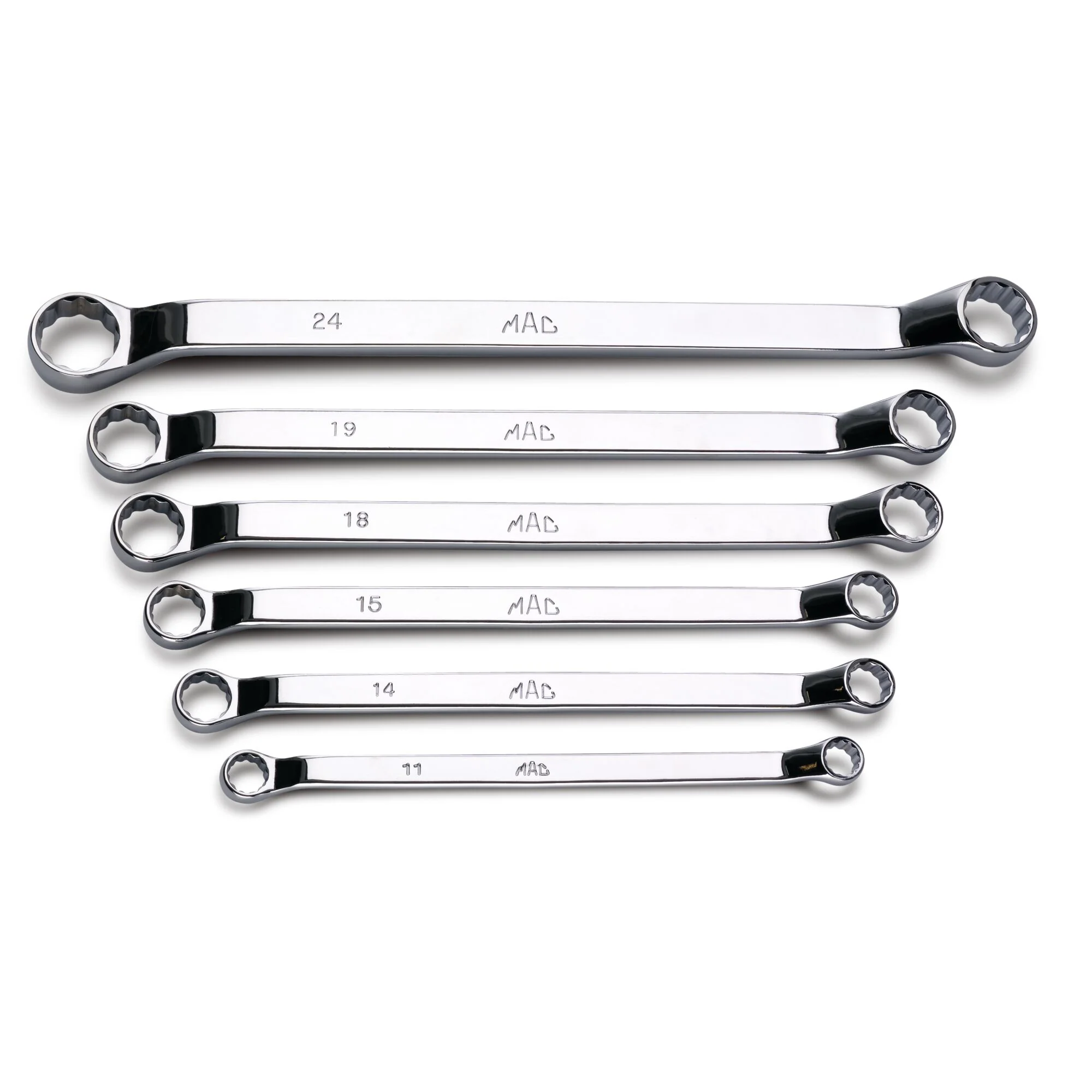 6-PC. Metric Modified Offset Double-Box Wrench Set - 12-PT. - Image 2