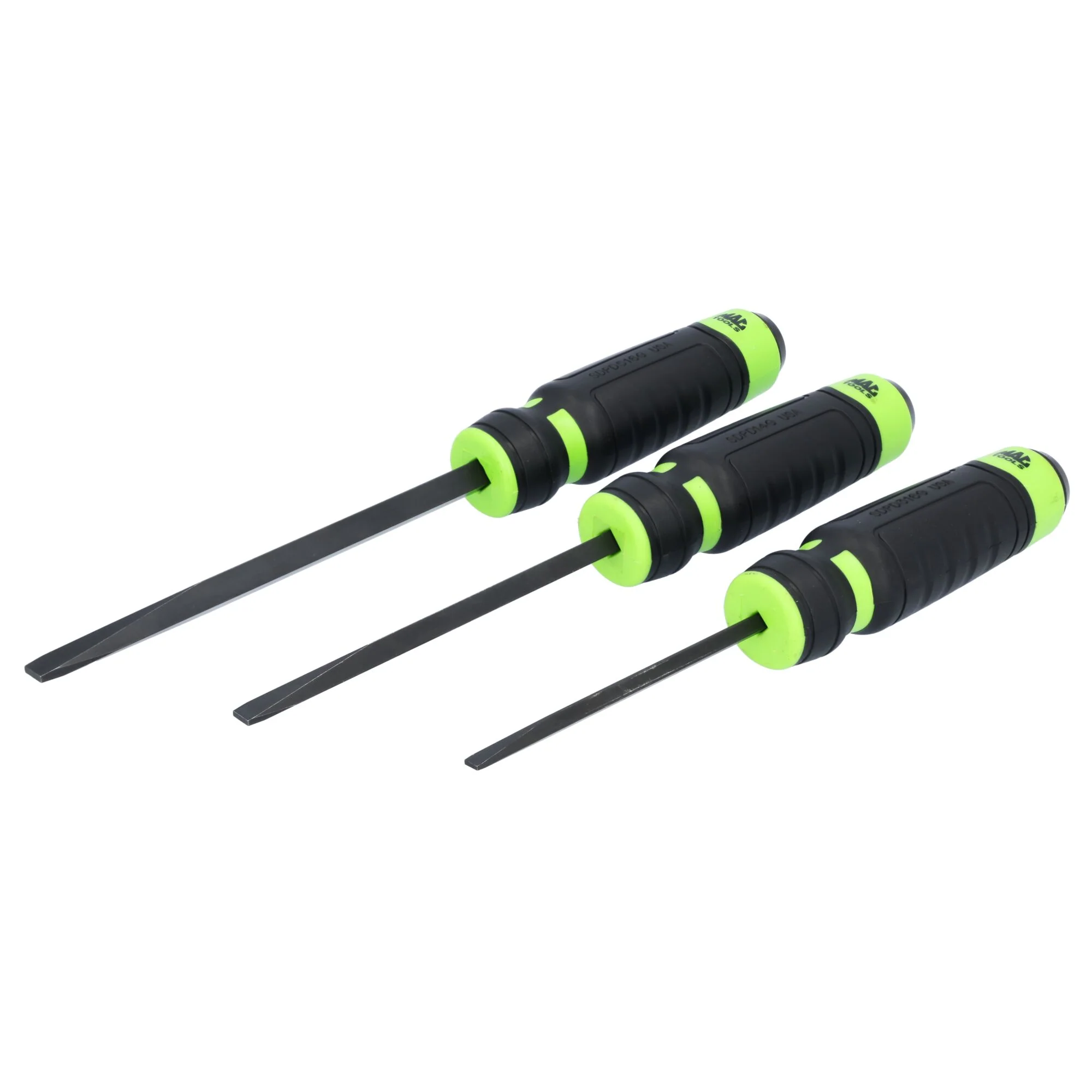 3-PC. Strikable Prying Screwdriver Set - Green - Image 2