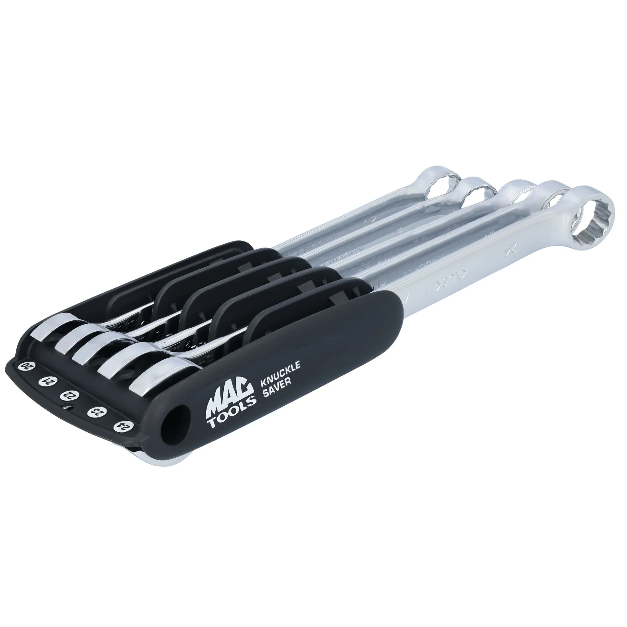 5-PC. Knuckle Saver Metric Combination Wrench Set - Image 3