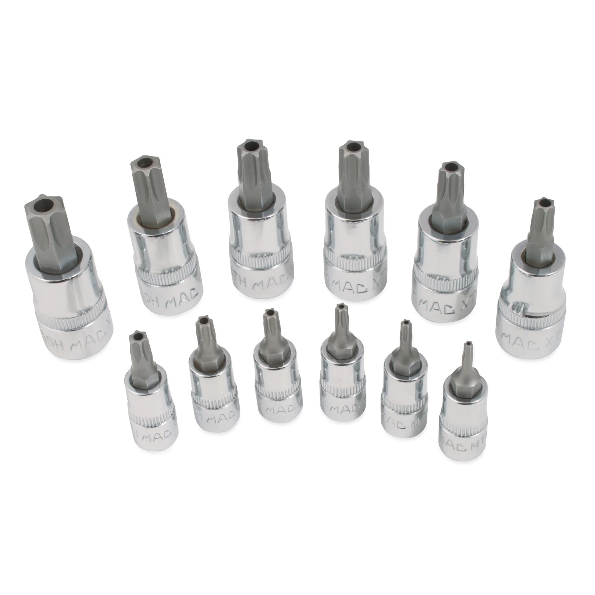 Driver Set, Tamper-Resistant Torx 1/4" and 3/8" Drive - 12-PC.