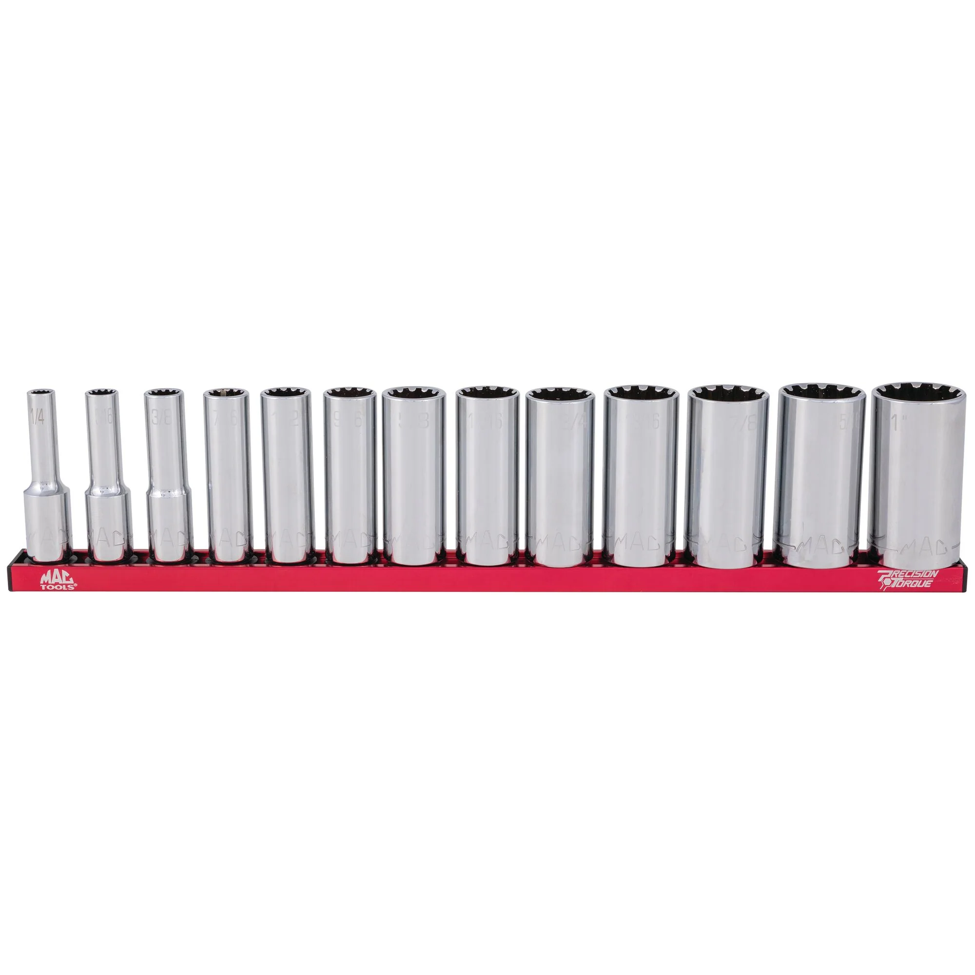 13-PC. 3/8” Drive SAE Deep Spherical Socket Set - Image 2