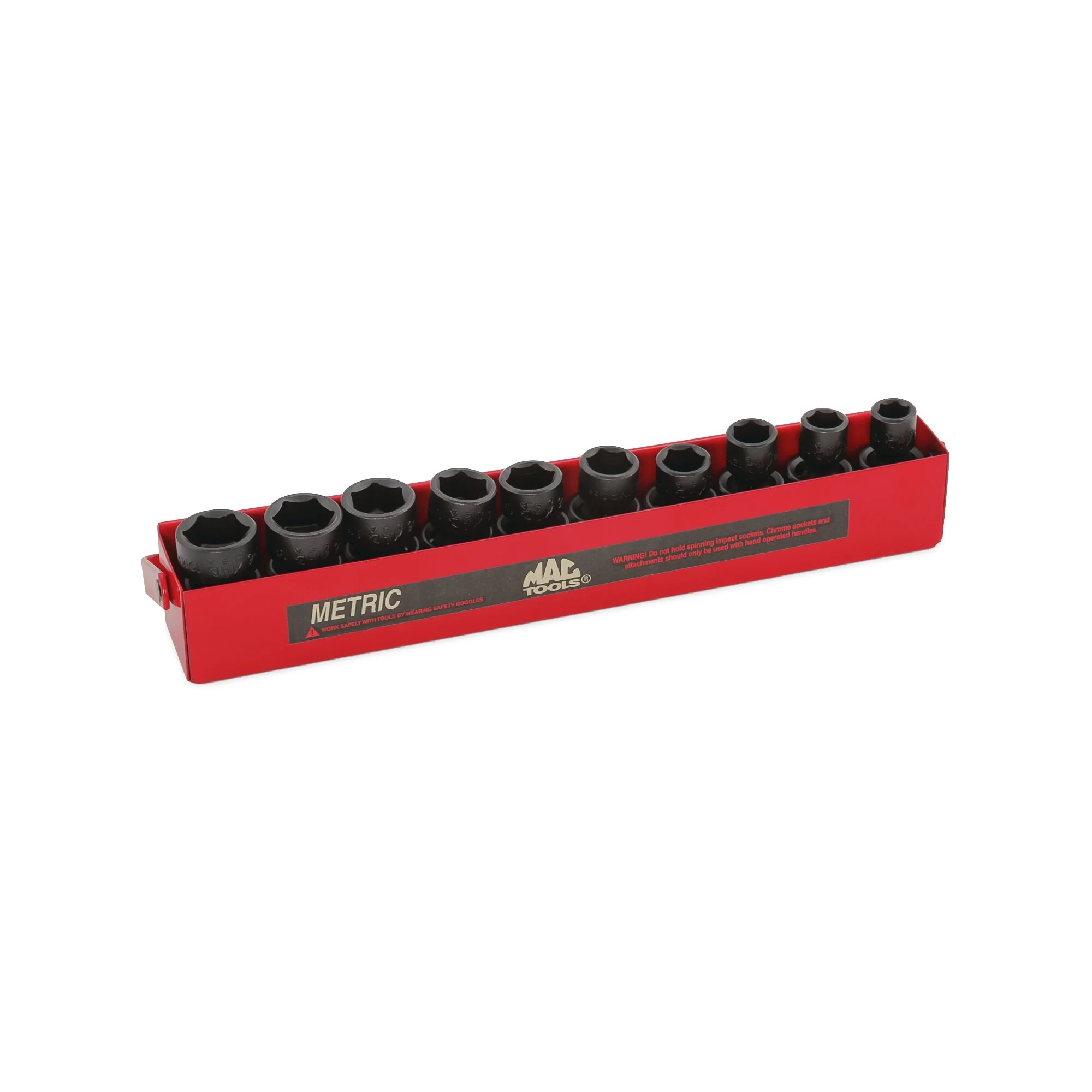 10-PC 3/8 Drive Metric Universal Impact Socket Set 6-PT - Image 3