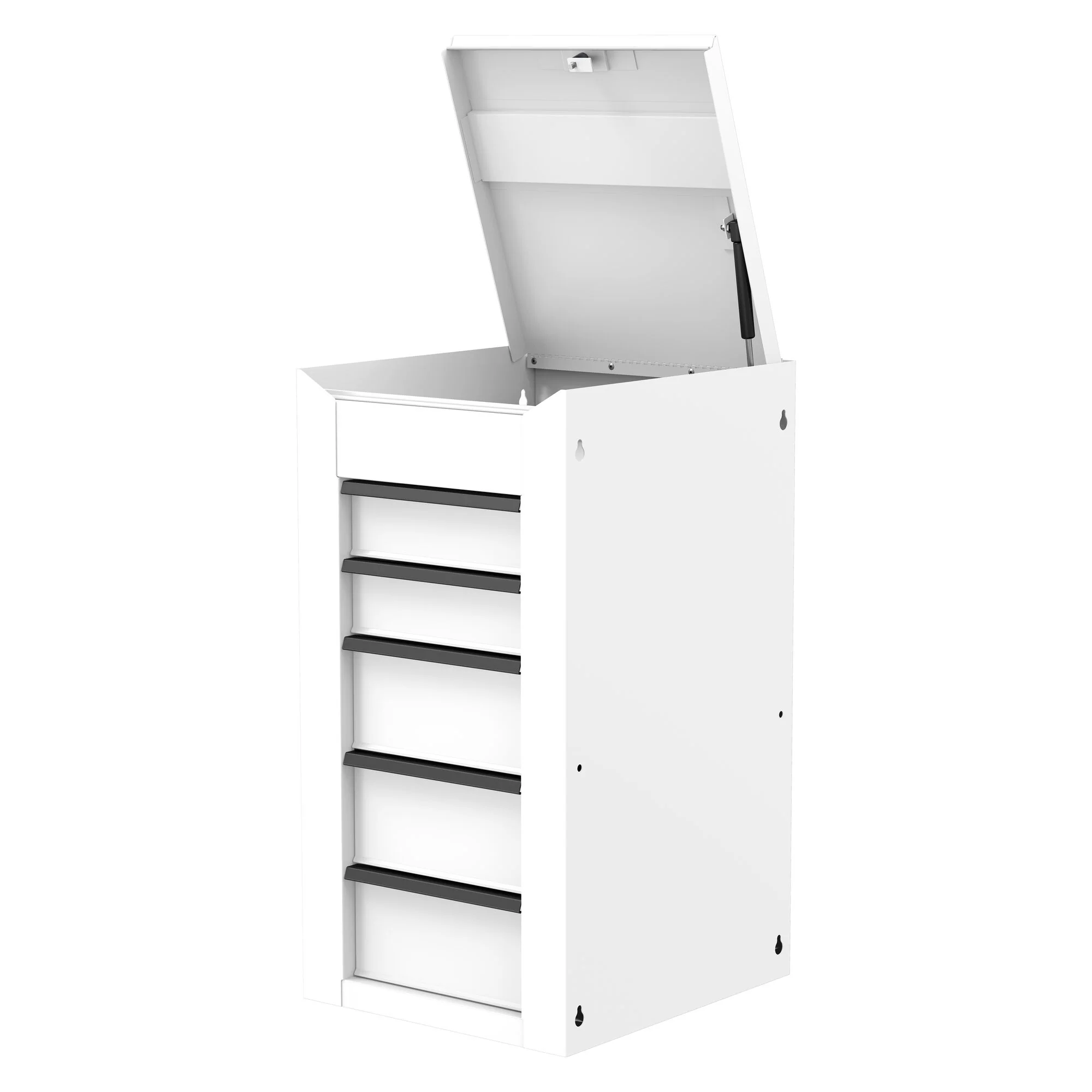 5-Drawer Side Box for UC3720 (MB199) Carts - Titanium White - Image 2