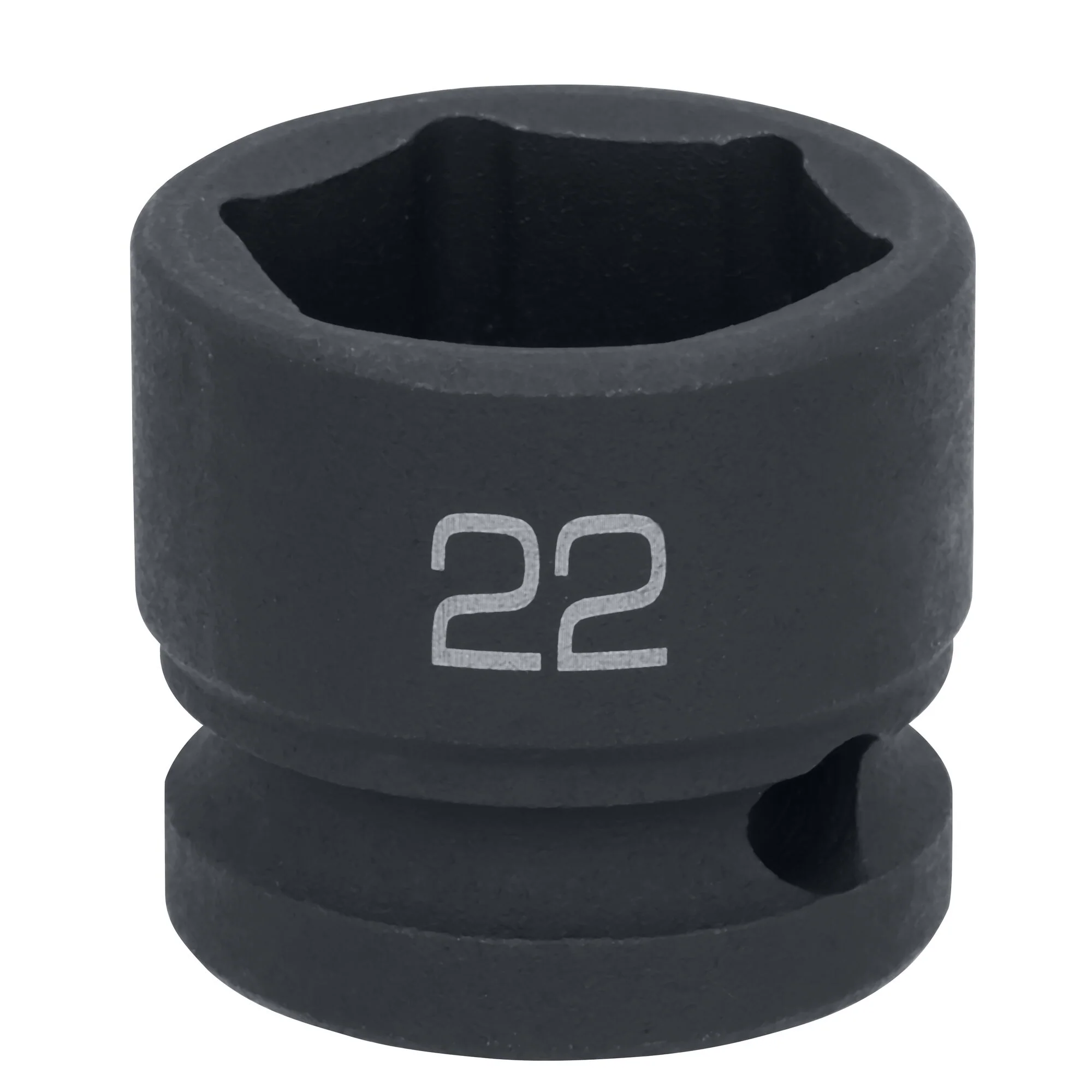 1/2" Drive 6 pt. Stubby Impact Socket - 22mm - Image 3
