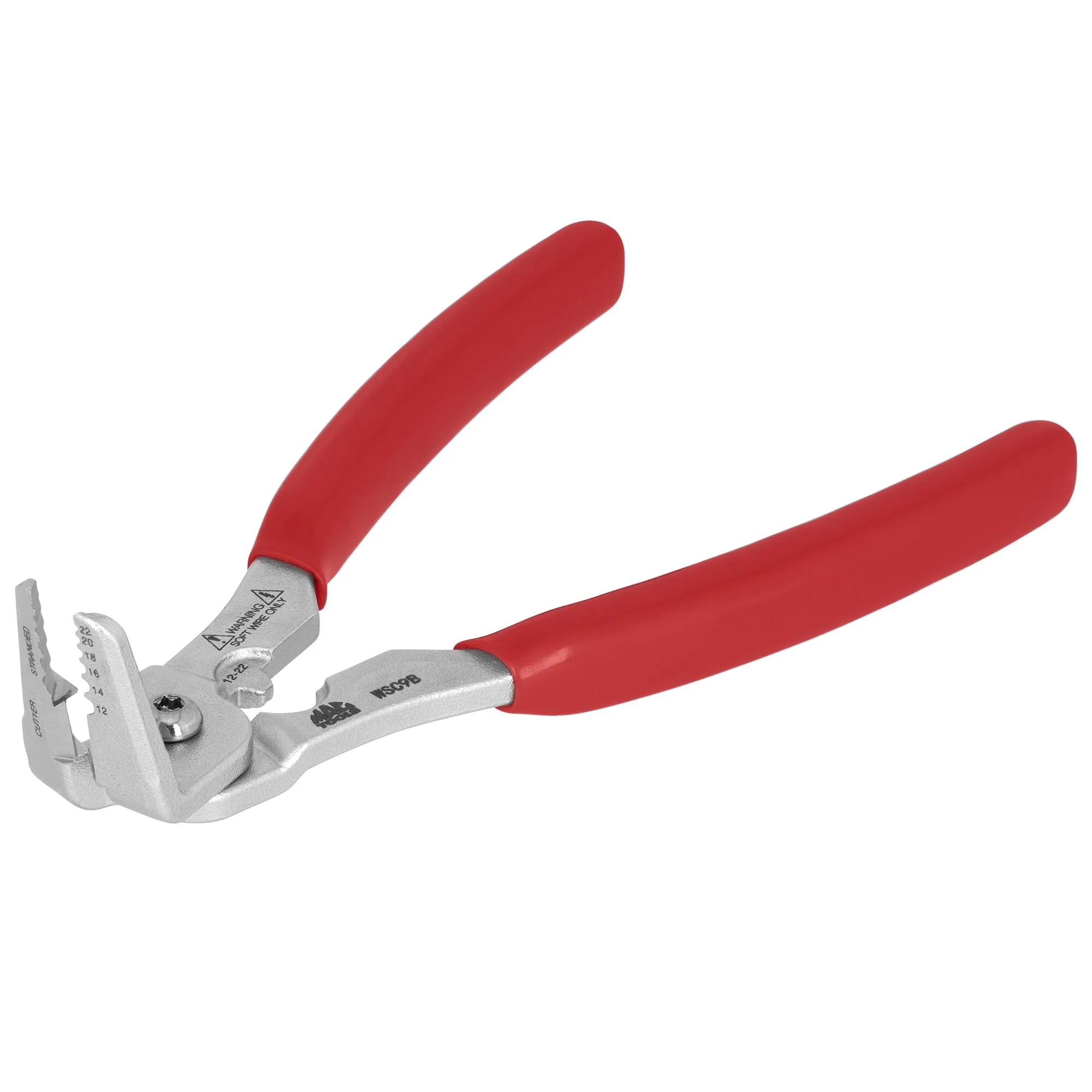 Angled Wire Stripper/Cutter/Crimper - Red - Image 3