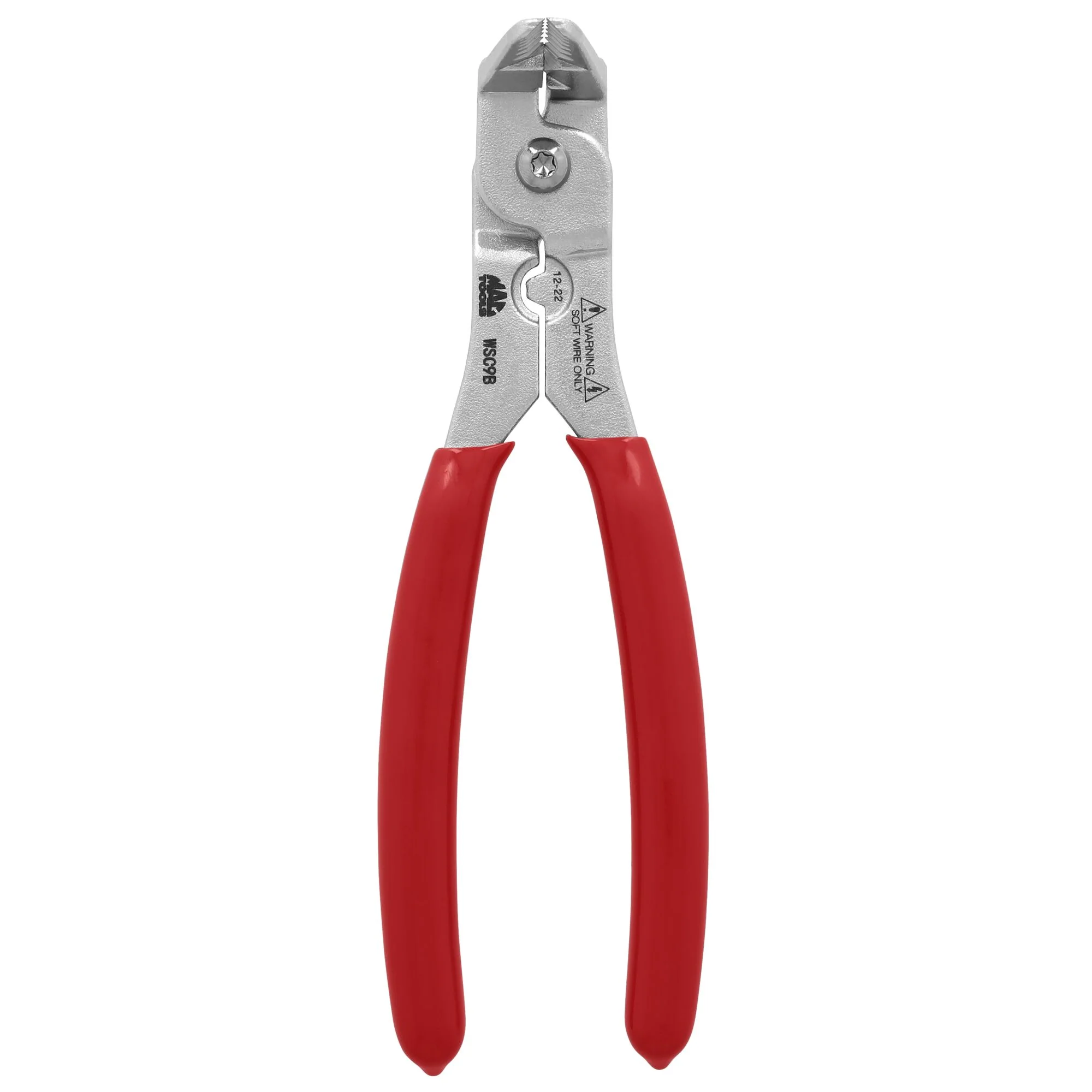 Angled Wire Stripper/Cutter/Crimper - Red - Image 5